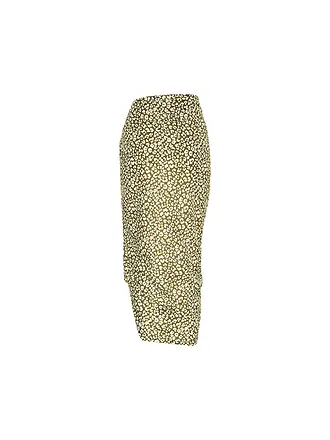 DARLING HARBOUR | Pareo de mujer con estampado grande de leopardo | olive